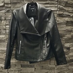 Steve Madden Black Pleather Jacket
